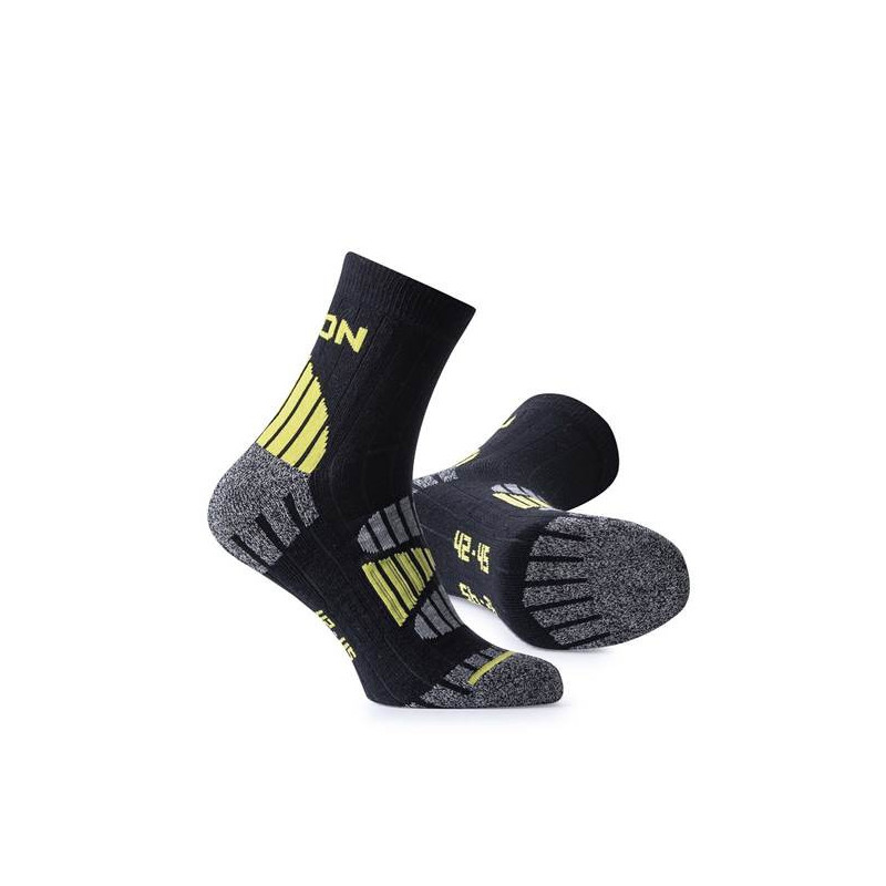 Ponožky NEON, černo-žluté