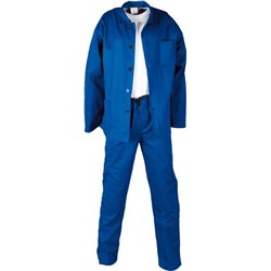 Souprava KLASIK kalhoty do pasu + blůza prodloužená na výšku 183-190 cm, modrá