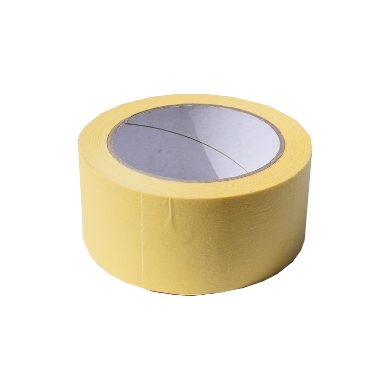 Lepící páska krepová 48 mm šíře x 50 m návin do 60 stupňů Celsia - AKCE!