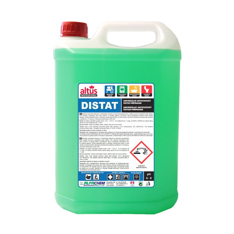ALTUS Professional DISTAT, antistatický univerzální čistič, 5 litrů