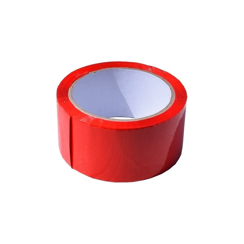 Lepící páska 48x66 červená - 48 mm šíře x 66 m návin