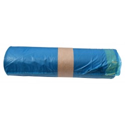 Pytle na odpadky zavazov. 70x100 cm, 60 µm, LDPE, modré, 25 ks/bal.