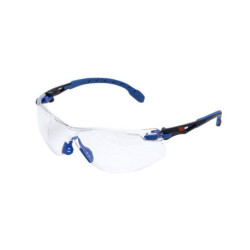 Brýle Solus Scotchgard S1101SGAF-EU, modro-černé, čiré - AKCE!