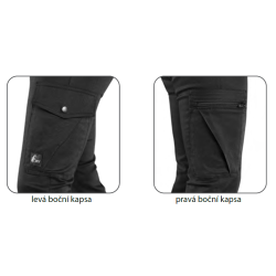 Kalhoty cargo CXS UMI, dámské, černé