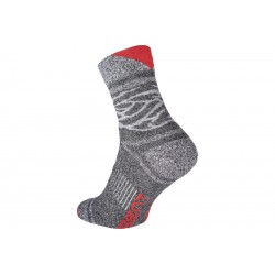 Ponožky OWAKA šedo-červené