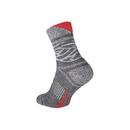 Ponožky OWAKA šedo-červené