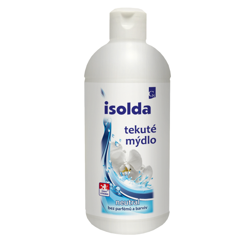 Tekuté mýdlo ISOLDA NEUTRAL bez parfémů a barviv Medispender, 500ml