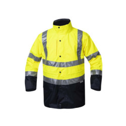 Bunda HI-VIZ 4v1, zateplená, nepromokavá
