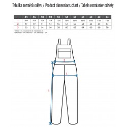 Kalhoty CXS LUXY s laclem, pánské, zkrácené na 170-176 cm, modré