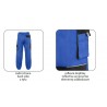 Kalhoty CXS LUXY do pasu, pánské, zkrácené na 170-176 cm, modré