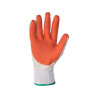 Rukavice BLANCHE, povrstvené, bílo-oranžové