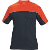 Tričko EMERTON krátký rukáv černo-oranžové