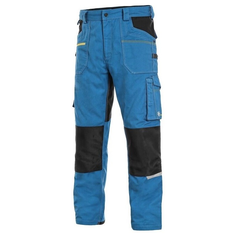 Kalhoty do pasu CXS STRETCH, zkrácené na 170-176cm, pánská, modré