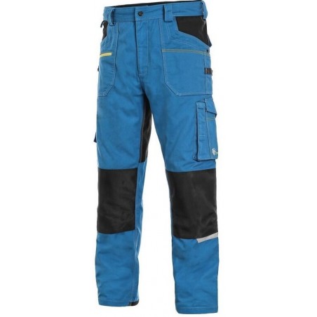 Kalhoty do pasu CXS STRETCH, zkrácené na 170-176cm, pánská, modré