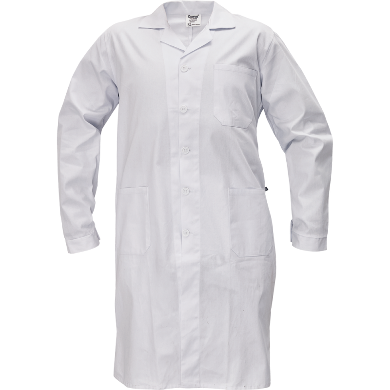 Plášť FERN dlouhý rukáv, pánský, bílý