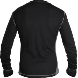 Tričko COOLDRY, funkční, dlouhý rukáv, pánské, černo-šedé