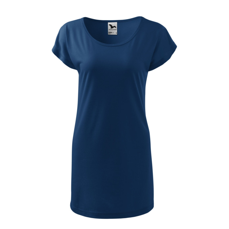 Tričko/šaty Love 123, krátký rukáv, dámské