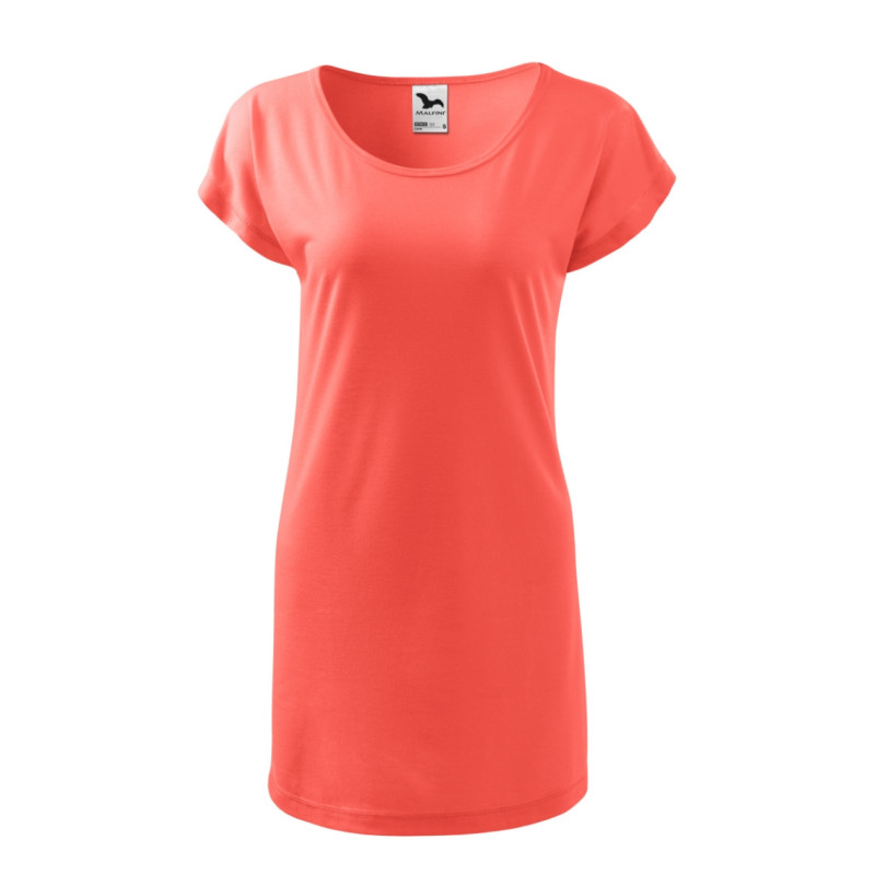 Tričko/šaty Love 123, krátký rukáv, dámské