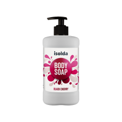 Tělové mýdlo ISOLDA Black cherry body soap, 400ml