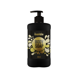 Sprchový gel ISOLDA Gold body soap, láhev, 400ml