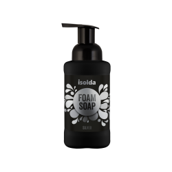 Tělové pěnový mýdlo ISOLDA Silver foam soap, láhev, 400ml