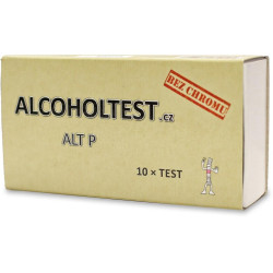 Alkoholtest ALT P, jednorázové detekční trubičky, 10 ks - cena za 10 ks